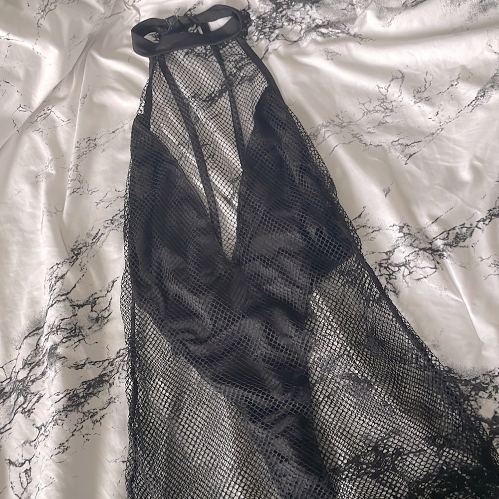 Fishnet dress/bodysuit
